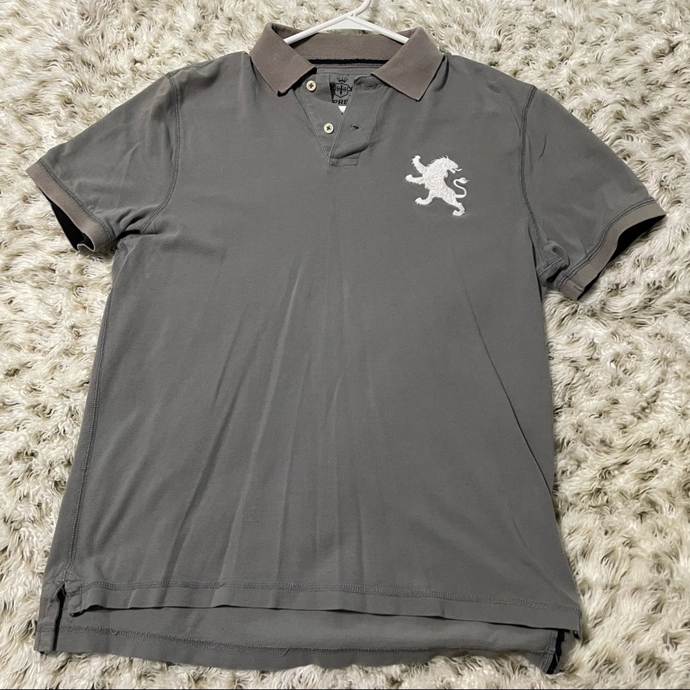 Light Grey Mens Medium Express Polo